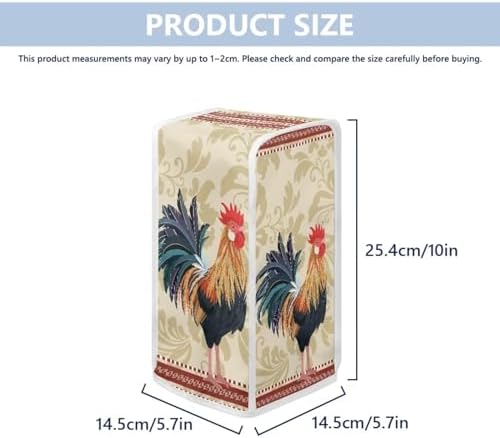 ZUXONGSY Rooster Electric Can Opener Dust Cover