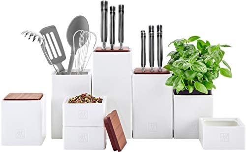 ZWILLING Ergonomically Designed Ceramic Kitchen Storage Set of 4 White