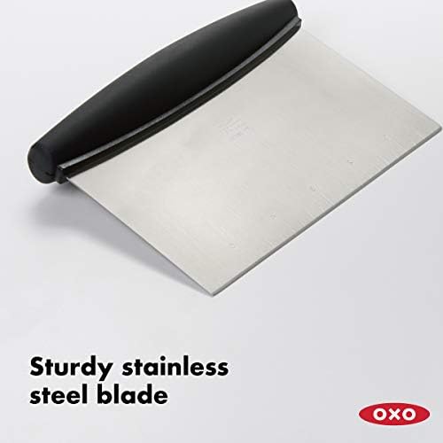 Oxo Good Grips Cast Iron Brush Stainless Steel Scraper Chopper Bundle