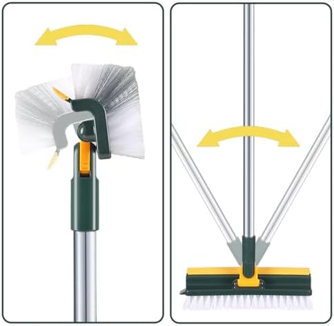Sturdy 3-in-1 Floor Scrub Brush for Tiles and Grout
