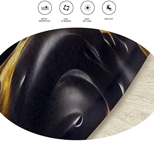 Circular Rug Soft Non-Slip Durable
