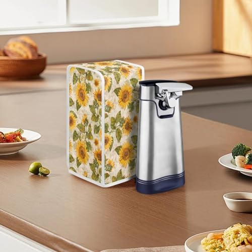 Sunflower Can Opener Cover Dust Stain Protector for Electric Openers