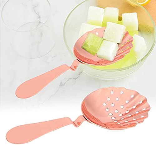 Sturdy Stainless Steel Cocktail Strainer Rose Gold