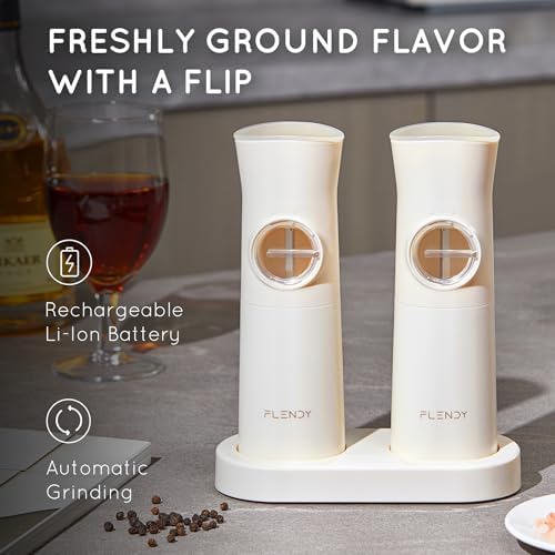 Flendy Gravity Electric Salt and Pepper Grinder
