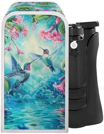 Todiyaddle Elegant Hummingbird Can Opener Dust Cover Hibiscus