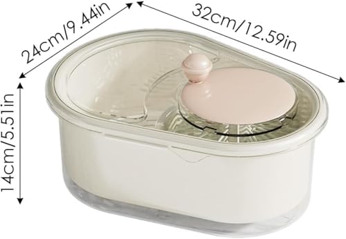Nnowpl Fruit Cleaner Spinner - Portable Compact Kitchen Tool