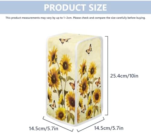 Sunflower Butterfly Electric Can Opener Dust Cover