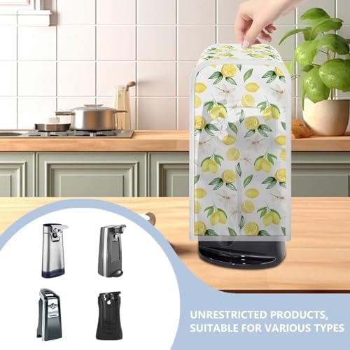 Electric Can Opener Lemon Print Dust Cover