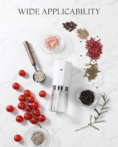 FORLIM 2-Speed Electric Salt and Pepper Grinder Set