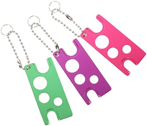 TIDTALEO Essential Oil Bottle Opener 3pk Aluminum Alloy Key Ring