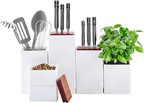 ZWILLING Ergonomically Designed Ceramic Kitchen Storage Set of 4 White