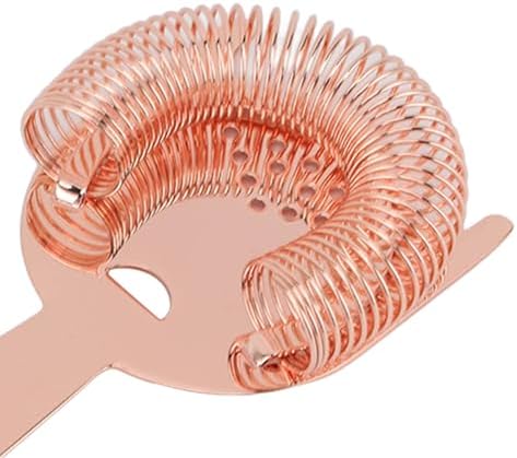 Stainless Steel Cocktail Strainer Rose Gold