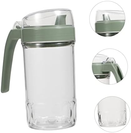 500ml Acrylic Oil and Vinegar Mixing Bottle Kitchen Oil Sprayer Condiment Squeeze Bottle