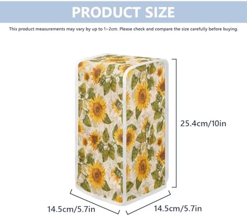Sunflower Can Opener Cover Dust Stain Protector for Electric Openers