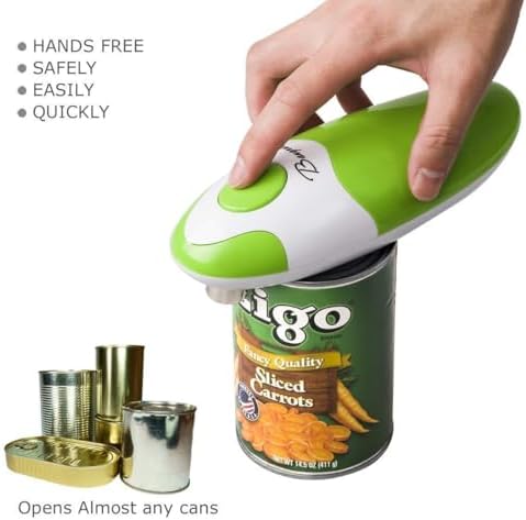 Bangrui Professional Electric Can Opener Smooth Operation Safe Use Left-Handed Arthritis-Friendly
