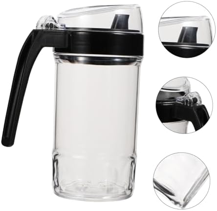 KICHOUSE 500ml Leak-Proof Oil Vinegar Soy Sauce Vessel Compact Durable