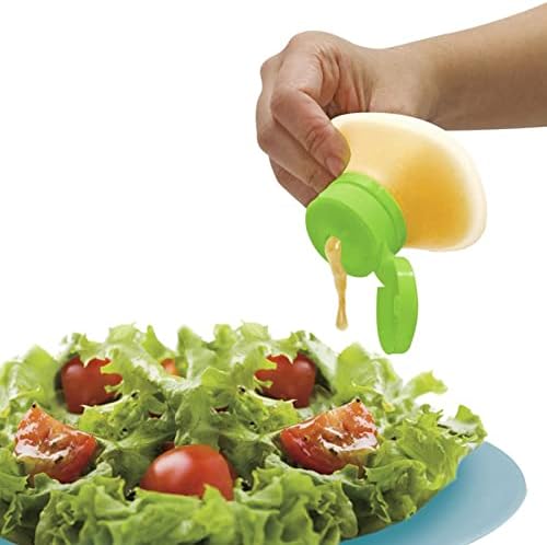 HxyxbnhnoSqueeze Salad Dressing Bottles with Lid