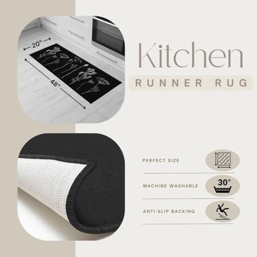 EVIDECO Kitchen Runner and Mat Set