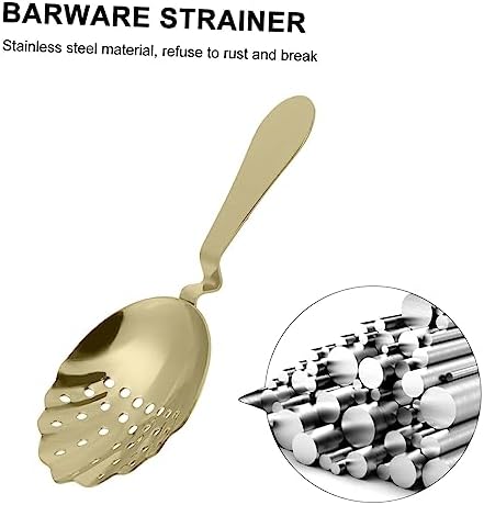 304 Stainless Steel Shell Ice Strainer Cocktail Commercial Strainer Bartenders Choice