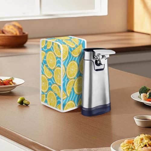 Lemon Wavy Electric Can Opener Cover Decoration for Kitchens