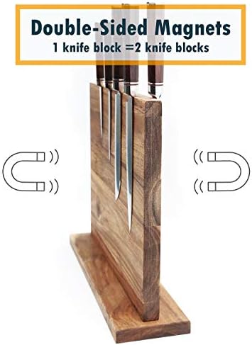 Magnetic Knife Holder - Store Up to 16 knives safely stylishly