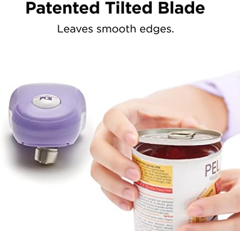 Kitchen Mama - Effortless Can Opener Electric Can Opener One-Touch Battery-Operated