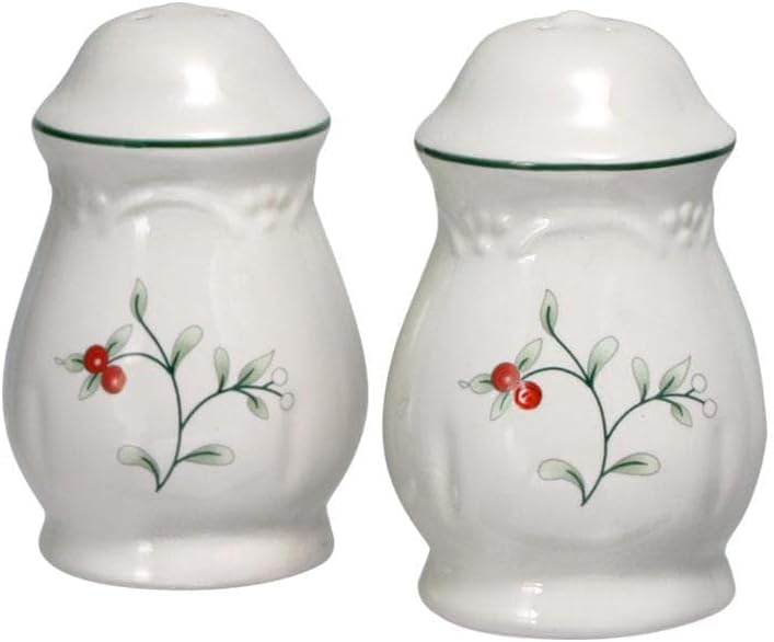 Pfaltzgraff Winterberry Stoneware Salt and Pepper Set