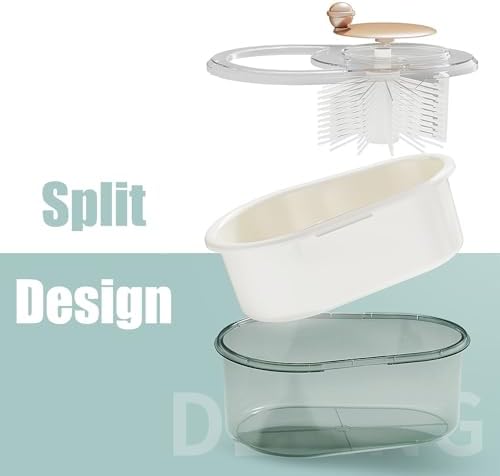 Fruit Washer Spinner Bowl with Brush - Family-Approved Fruit and Vegetable Washer