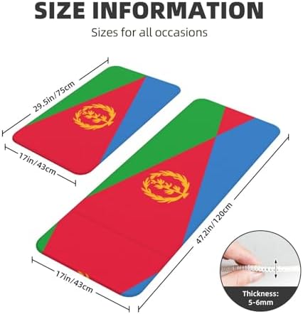Eritrean Flag Kitchen Mats Perfect for everyday use
