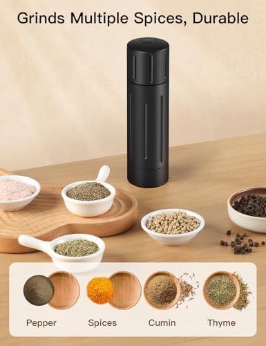 High-Quality Aluminum Manual Pepper Mill Professional Grade