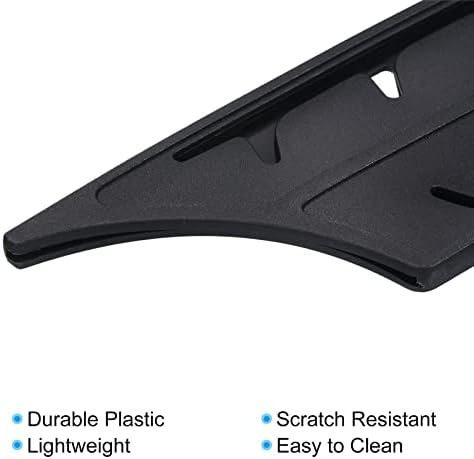 Patikil 4 x Plastic Safety Knife Covers for 7 Nakiri Knives Black