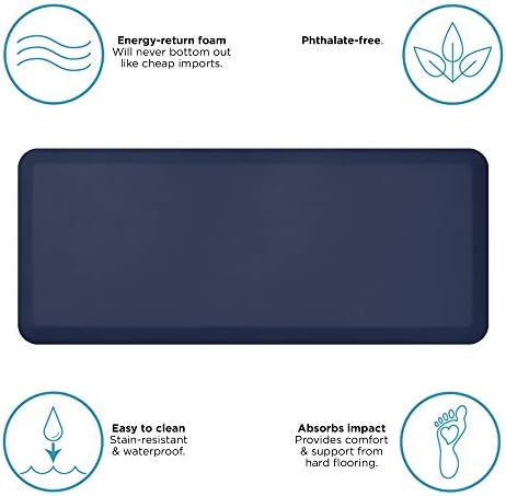 GelPro Designer Comfort Mat - 34-inch Ergo-Foam Kitchen Standing Mat