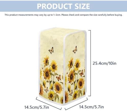 Sunflower Butterfly Protect Clean Can Opener Cover