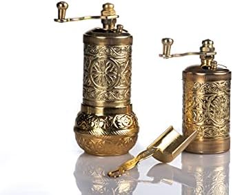 Versatile Manual Pepper Grinder with Crank Handle for Home Kitchen