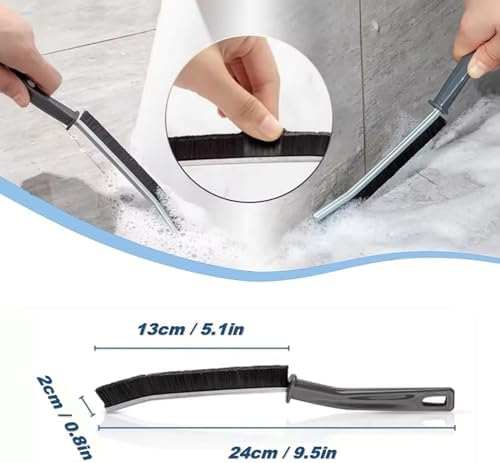 Compact 4Pcs Crevice Cleaning Set for Tight Spaces