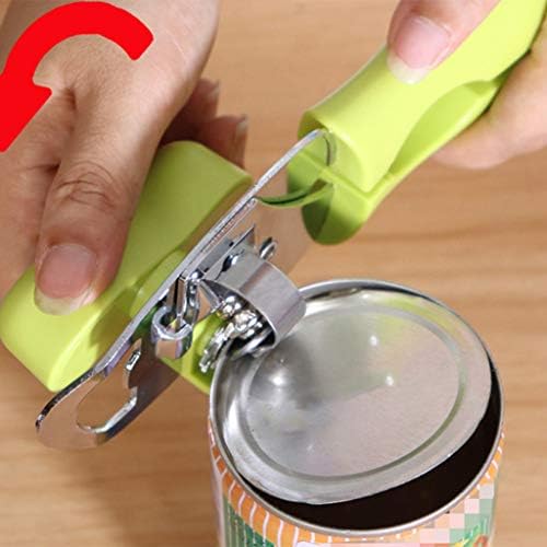 Manual Can Opener with Stainless Steel Blade for Seniors
