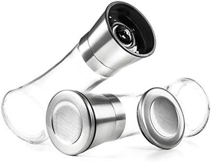 LeVar Stainless Steel Salt Pepper Mill Set