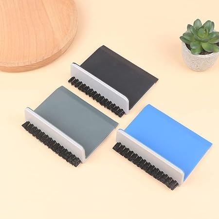 4-Piece Set of Black Kitchen Sink Squeegee Cleaner
