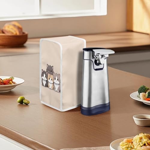 Cartoon Cat Can Opener Dust Cover