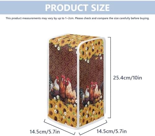 Durable Dustproof Can Opener Cover for Rooster Kitchen Gadgets