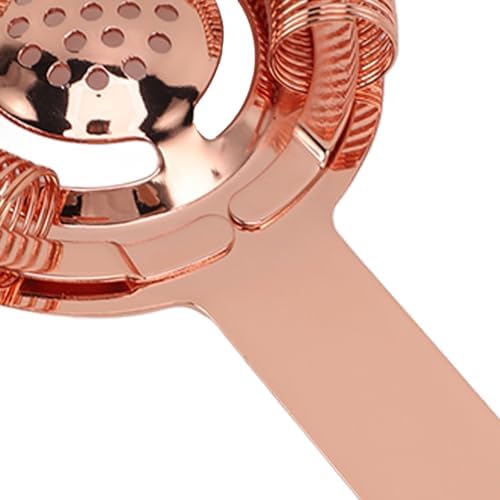RYTTGOP 304 Stainless Steel Cocktail Strainer Rose Gold