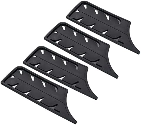 Patikil 4 x Plastic Safety Knife Covers for 7 Nakiri Knives Black