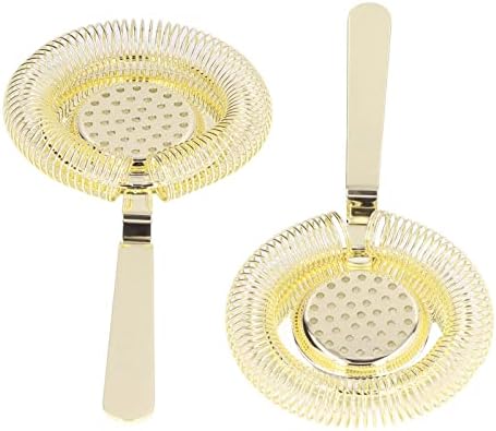 Professional Grade Cocktail Strainer Gold Edition