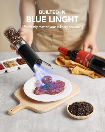 Sangcon Electric Salt Pepper Grinder Set