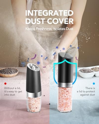 Sangcon Electric Salt Pepper Grinder Set