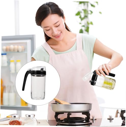 KICHOUSE 500ml Leak-Proof Oil Vinegar Soy Sauce Vessel Compact Durable