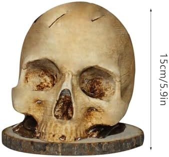 Skull Knife Holder Halloween Decor Storage