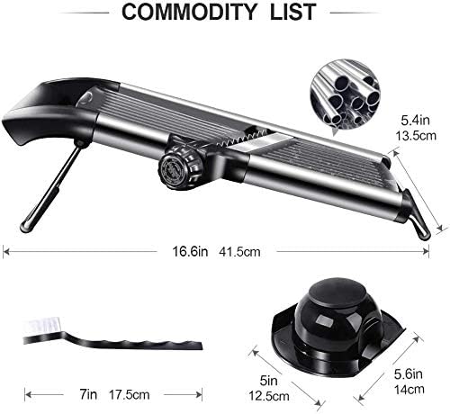 Adjustable Mandoline Slicer Set for Kitchen