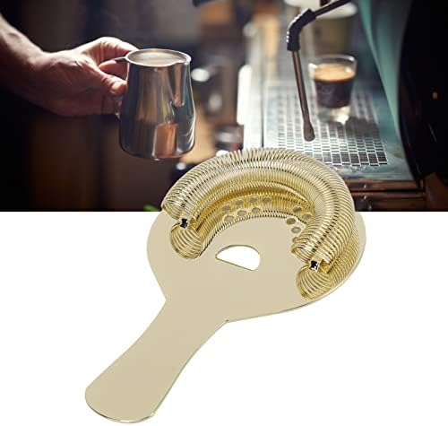 Noonedibs Stainless Steel Cocktail Strainer Professional Design Gold