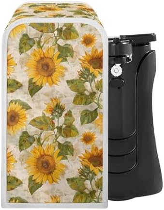 Sunflower Can Opener Cover Dust Stain Protector for Electric Openers
